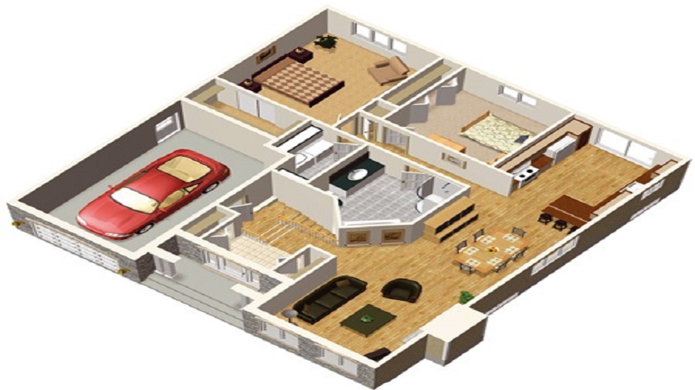 Two-Bedroom Alternative Floor Plan